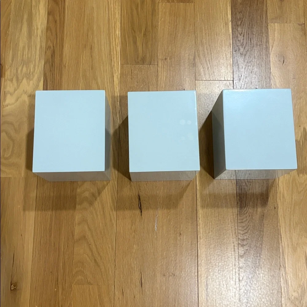 West Elm 6” H x 5” W Decorative floating wall cubes